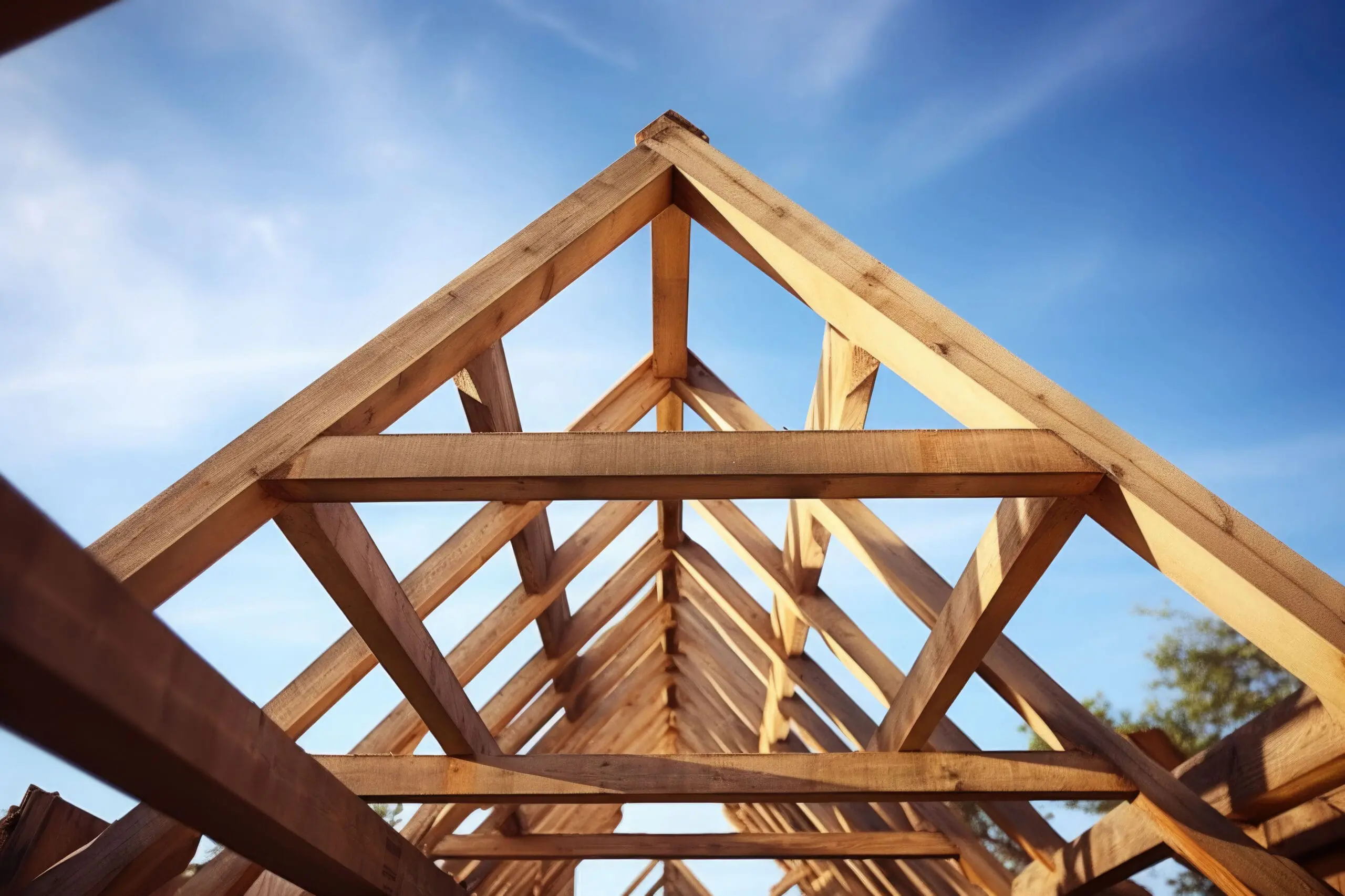 roofing construction truss