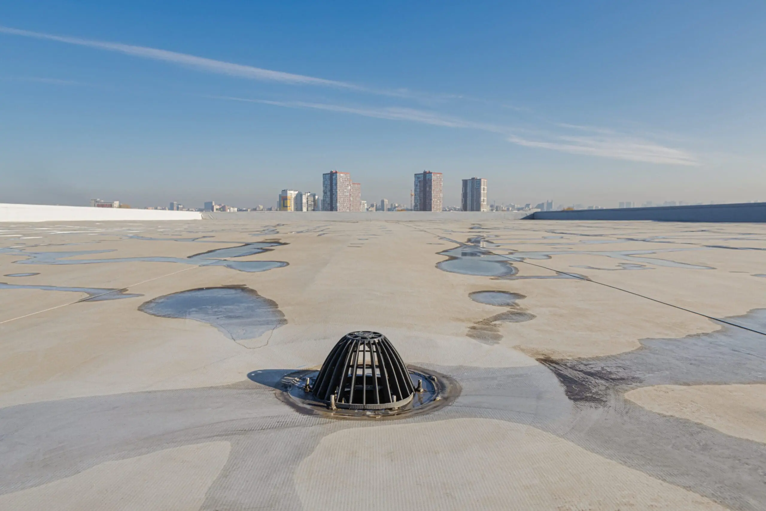 commercial roof drainage system