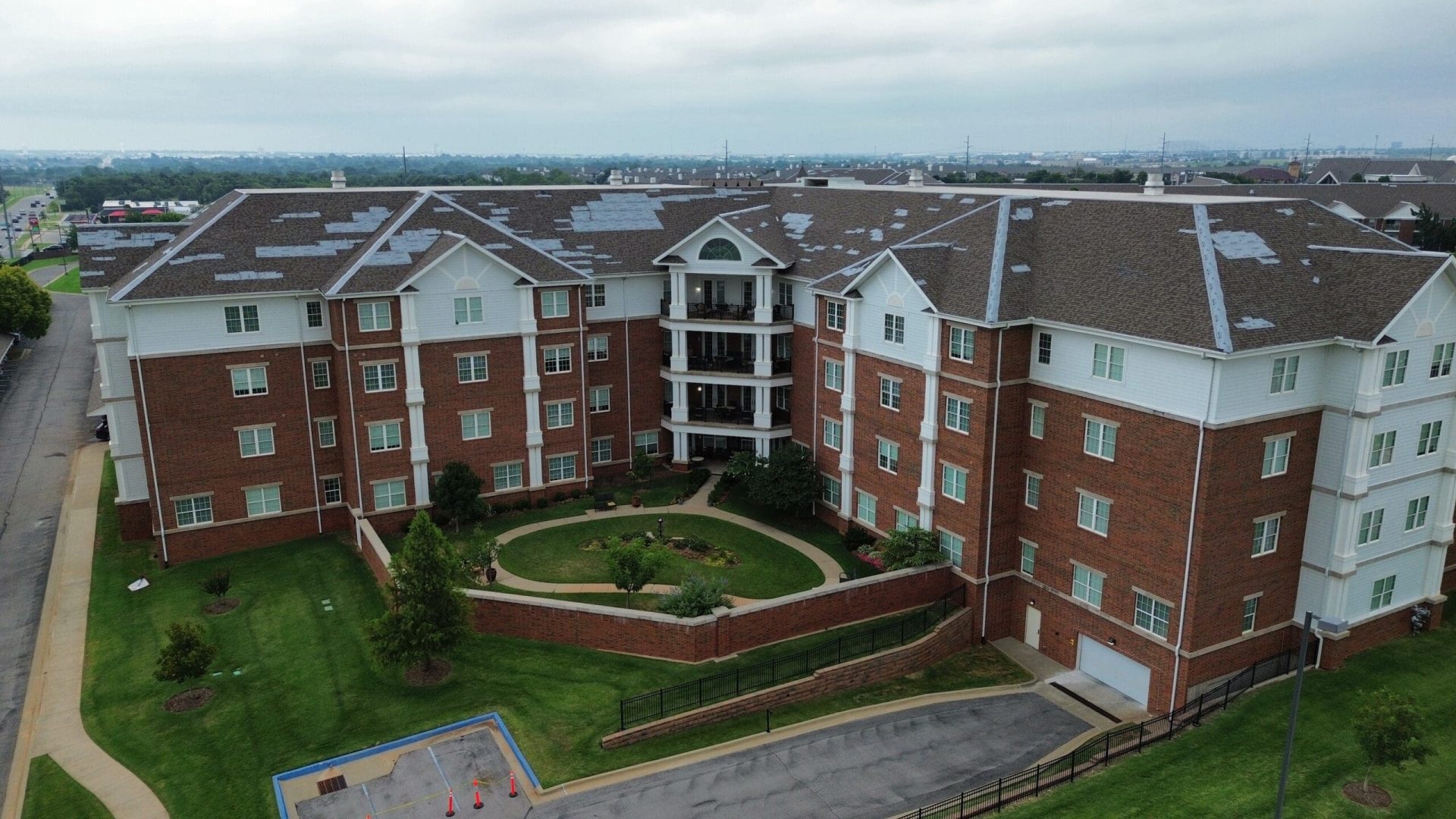 Before Roof Replacement of Retirement Home